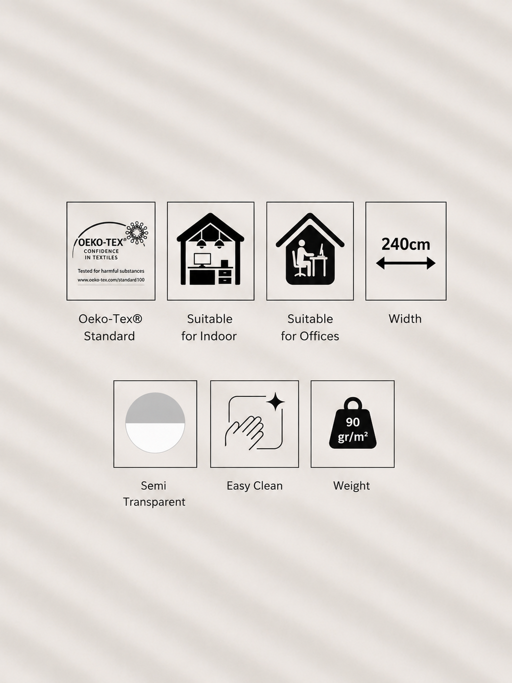 Printed Plise Perde Kumaşı