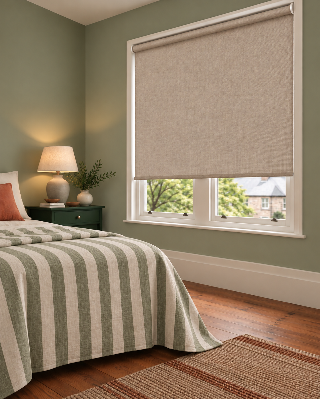 Blackout roller blind fabric